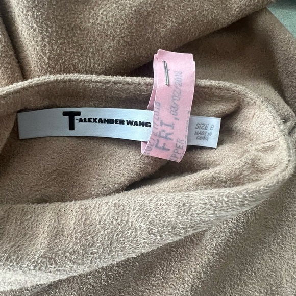 Alexander Wang Faux Suede Lace Up Bodysuit - Picture 8 of 12